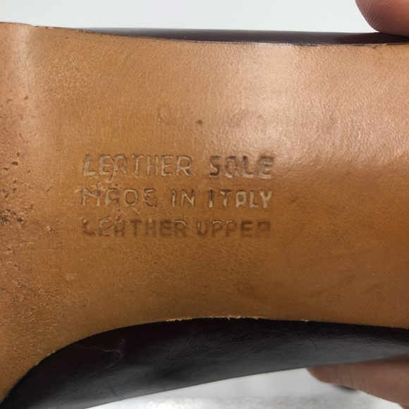 Salvatore Ferragamo Vintage Brown Slingback 8.5N - Picture 9 of 10